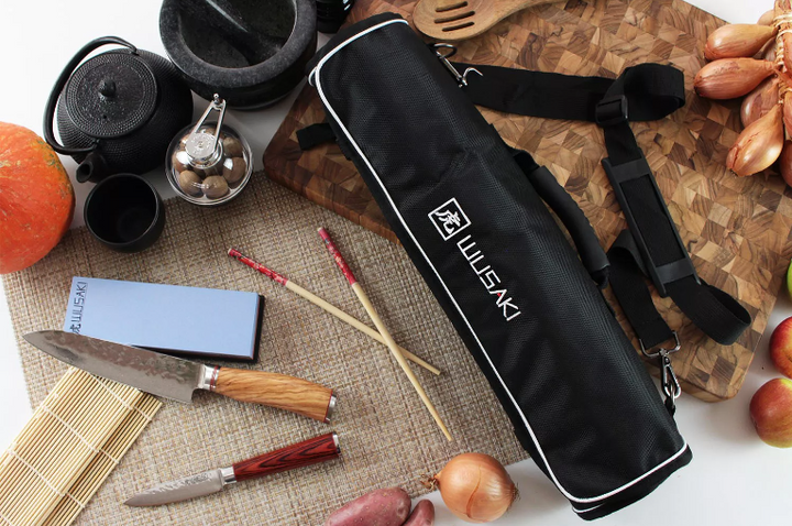 Messertasche für 9 Küchenmesser + 2 Aufbewahrungstaschen - Boatcamper