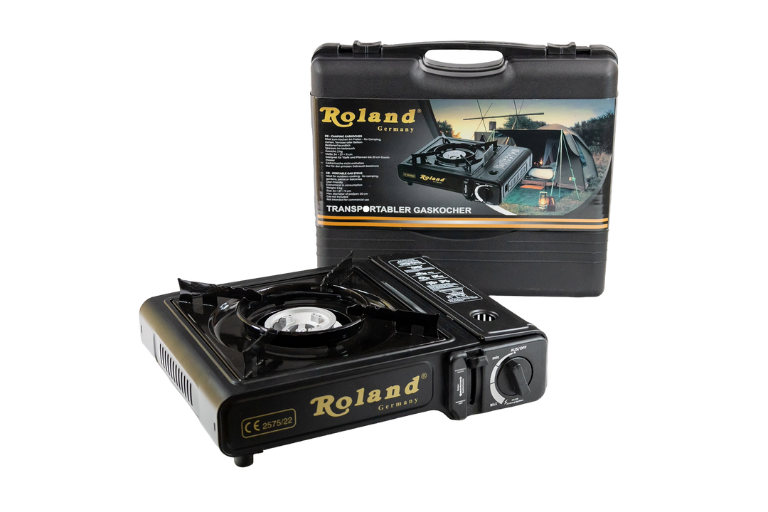 Camping Gaskocher "ROLAND® Germany"  im Tragekoffer - Boatcamper