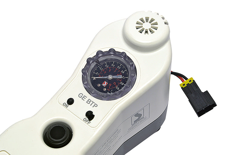 Elektrische Luftpumpe mit Manometer und Auto-Stop Modell GE BTP-1 - Boatcamper