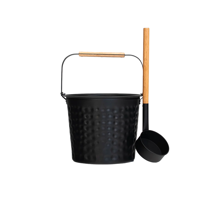 Saunaeimer und Schaufel - Boatcamper