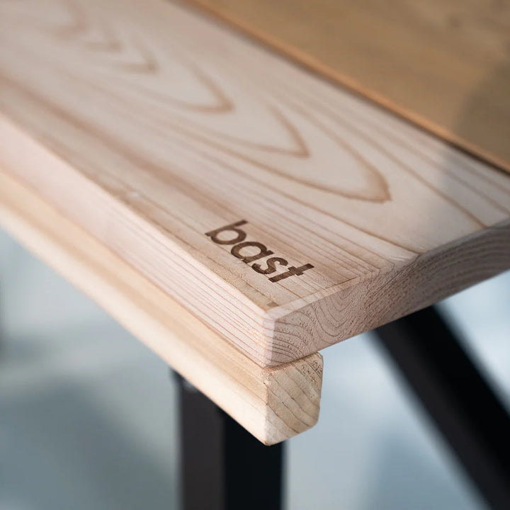 bast Bank aus Zedernholz - Boatcamper