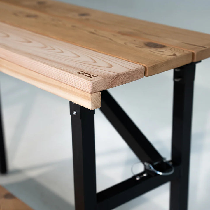 bast Bank aus Zedernholz - Boatcamper