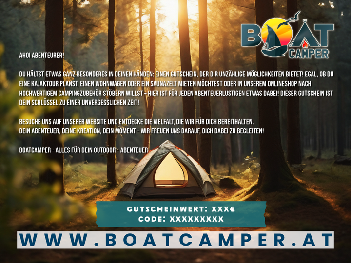 Gutschein - Boatcamper