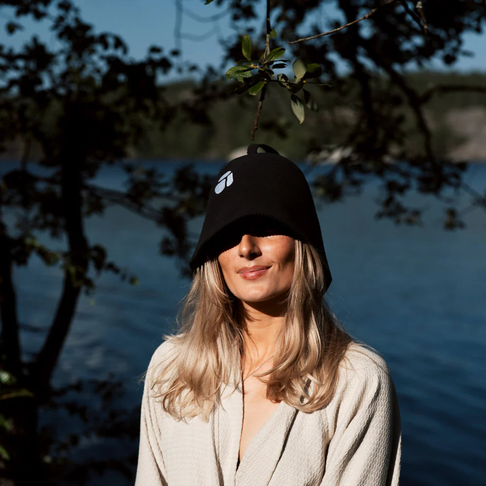Saunamütze aus 100 % Wolle - Boatcamper